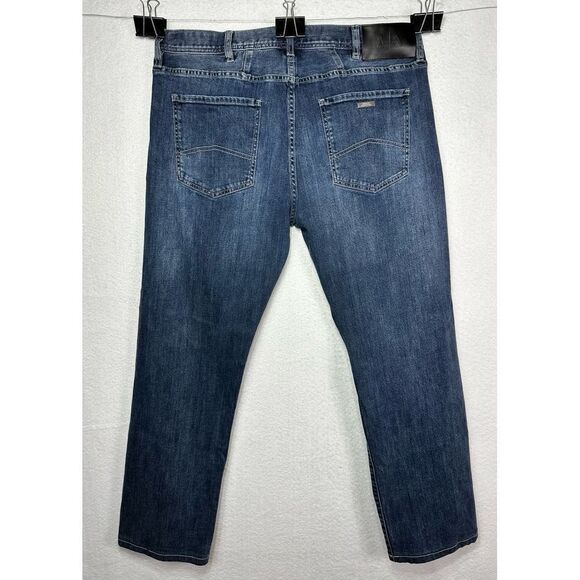Armani Exchange J16 Straight Stretch Jeans Mens Size‎ 38x29 Dark Blue Denim AX - Picture 3 of 12